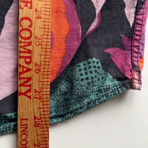 Volcom Modern Fit Tropical Short Sleeve Button Front Mens L - Picture 6 of 7